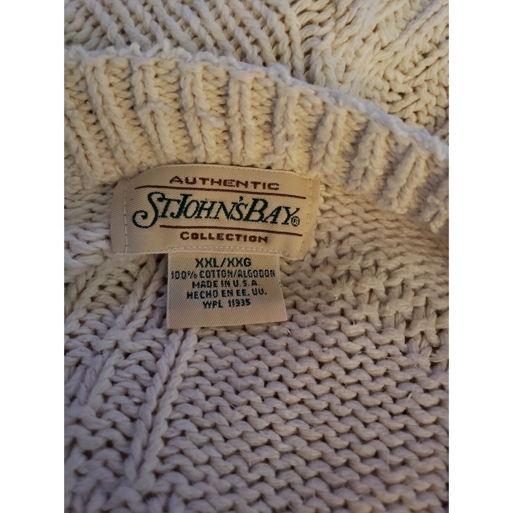 90s St John's Bay Cotton Duck Sweater - Picture 6 of 6